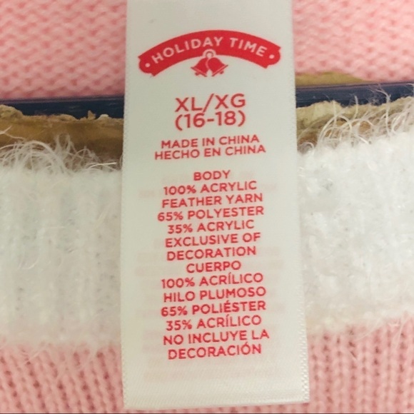 Holiday time women’s X-MAS.sweater‎ pink un… - Picture 6 of 8